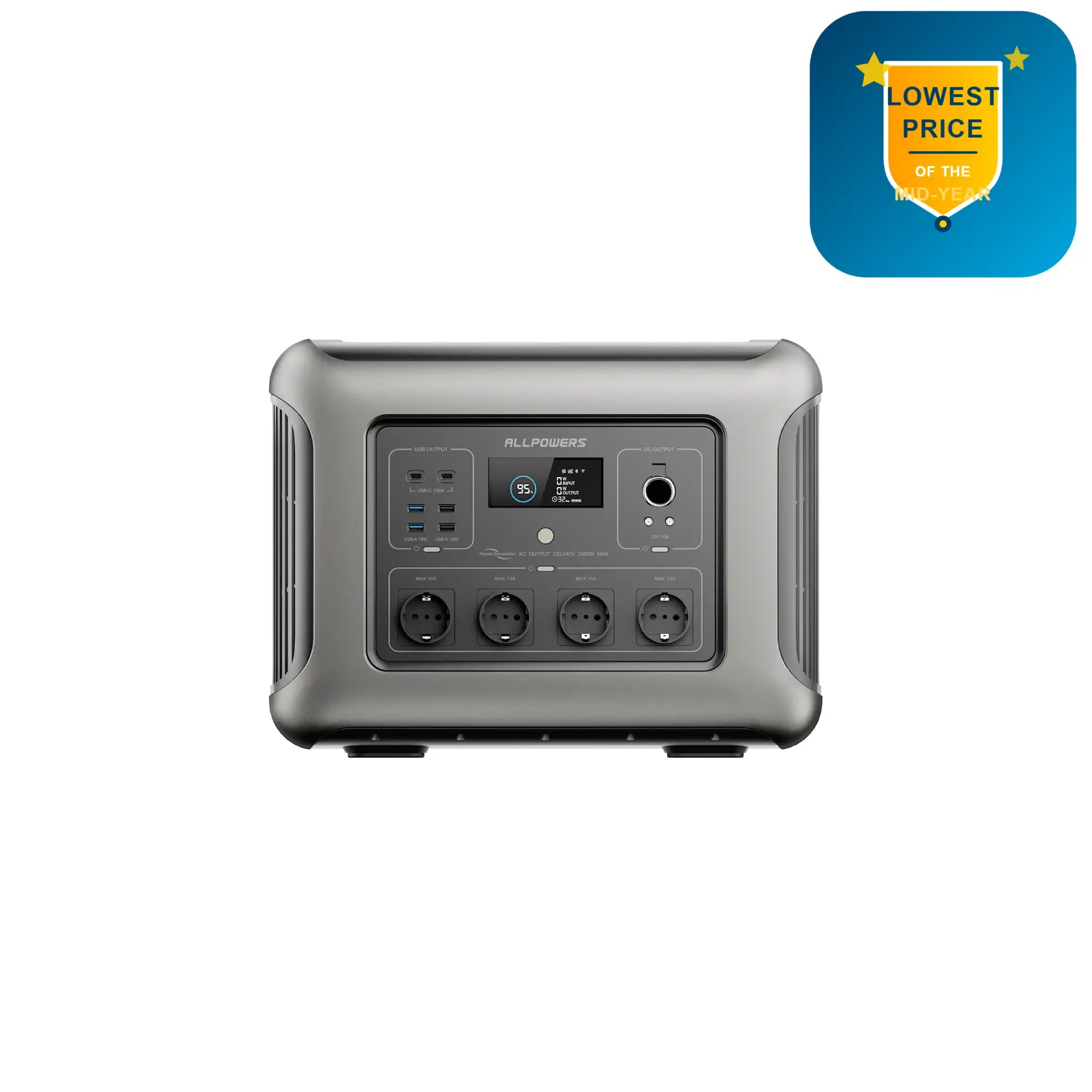 ALLPOWERS R2500 V2 Station électrique portable 2500W 1920Wh