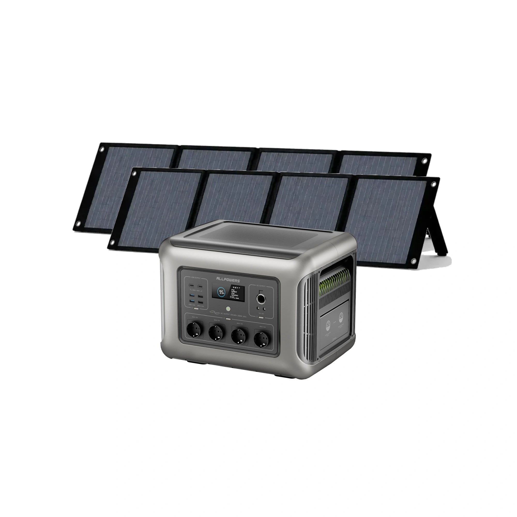 ALLPOWERS Générateur Solaire 2500W (R2500 V2 + SP035 200W Panneau Solaire)