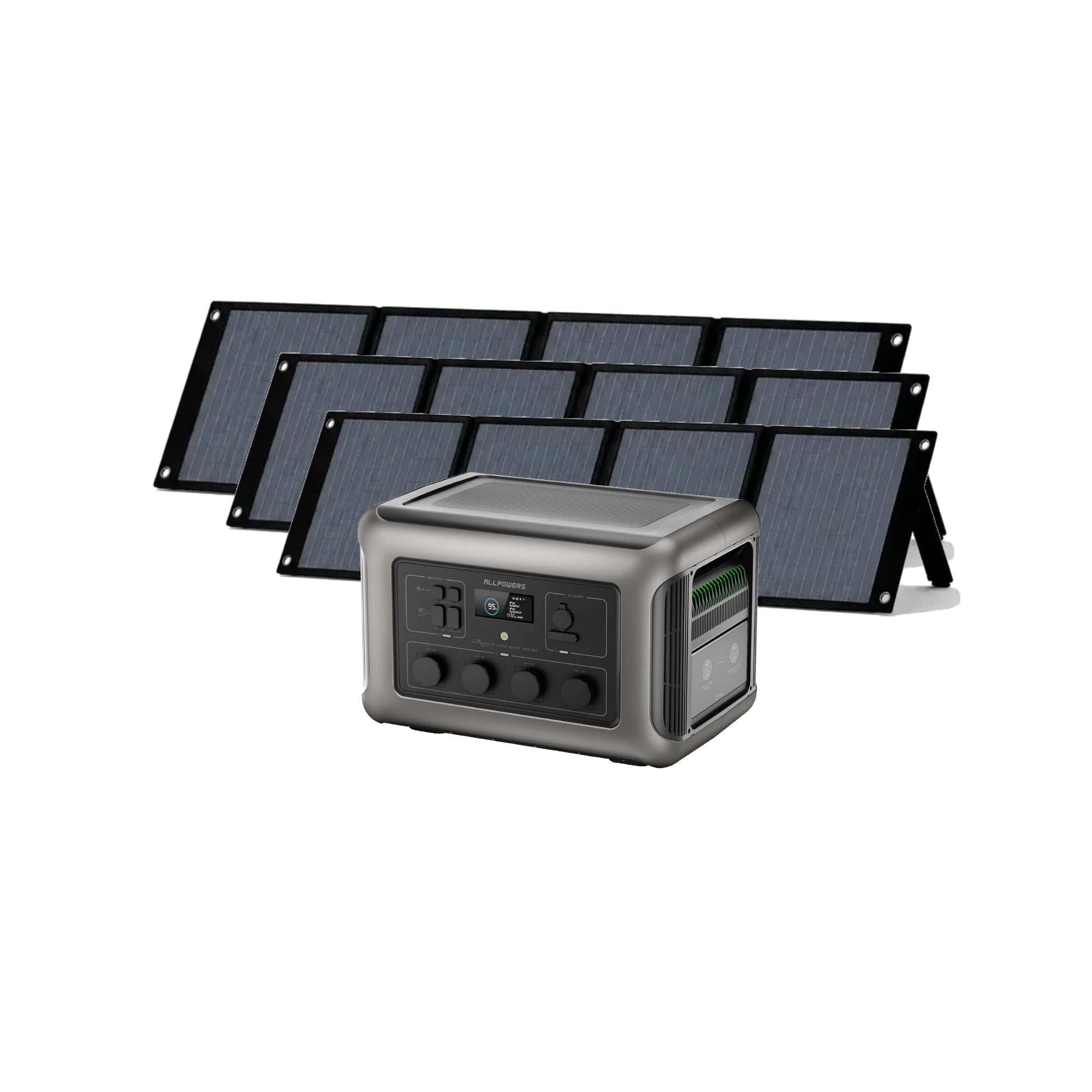 ALLPOWERS Générateur Solaire 3500W (R3500 + SP035 200W Panneau Solaire)