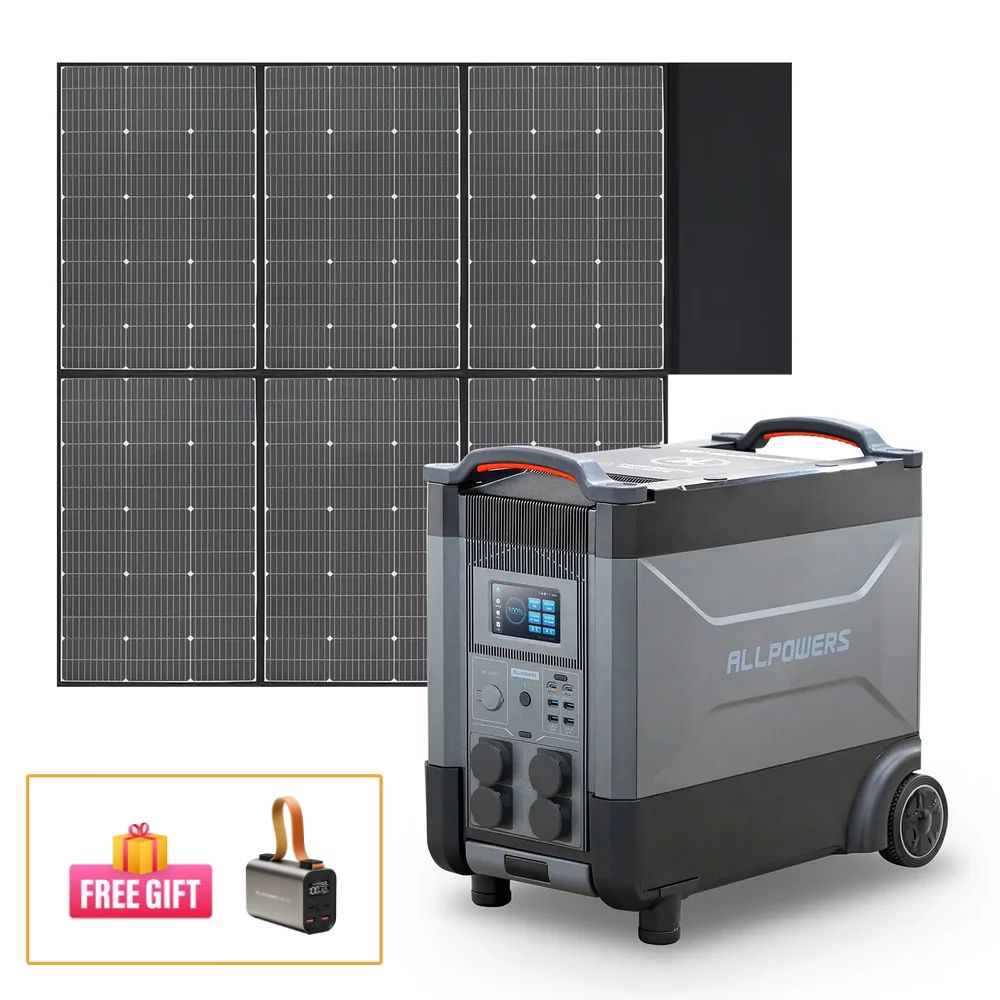 ALLPOWERS Générateur Solaire 4000W (R4000 + SP039 Panneau Solaire 600W)