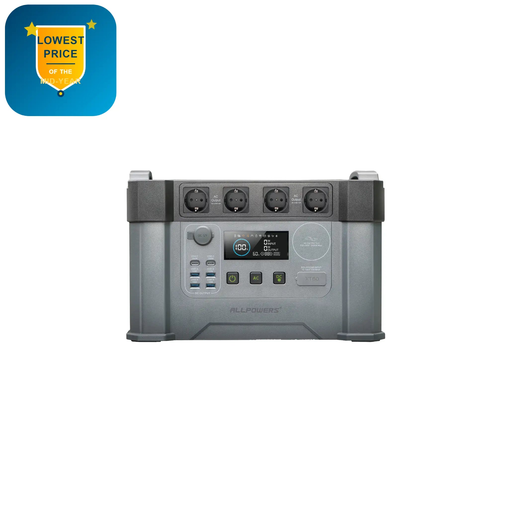 ALLPOWERS S2000 Pro Station électrique portable 2400W 1451Wh
