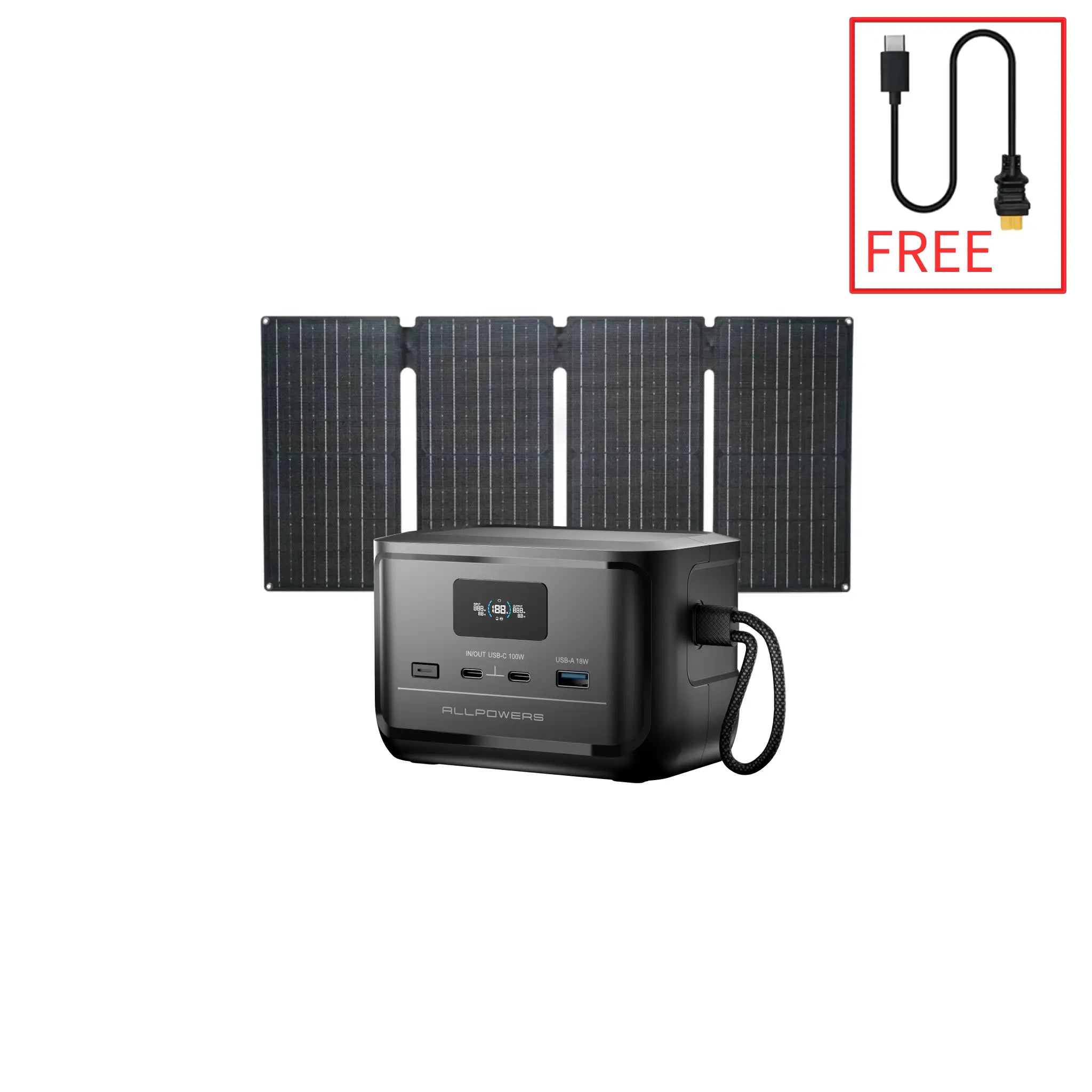 ALLPOWERS DC Générateur Solaire SOLAX P100 avec PV60W
