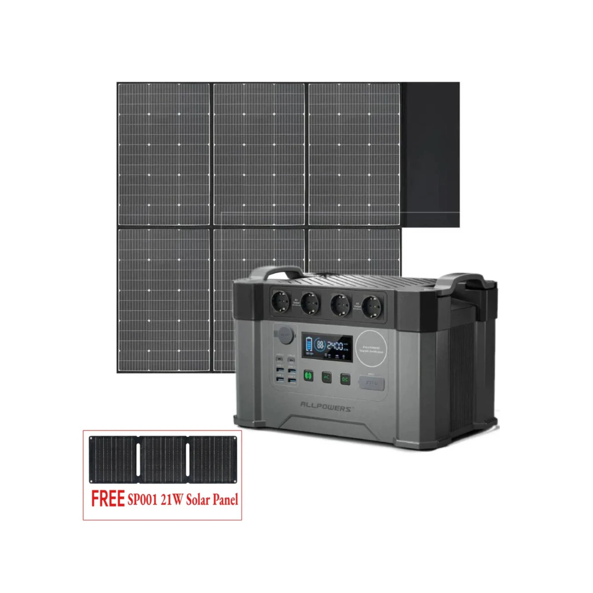 ALLPOWERS 2400W Générateur Solaire S2000 Pro avec PV600W