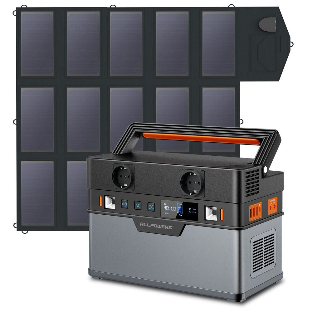 ALLPOWERS Générateur Solaire 700W (S700 + SP012 100W Panneau Solaire)