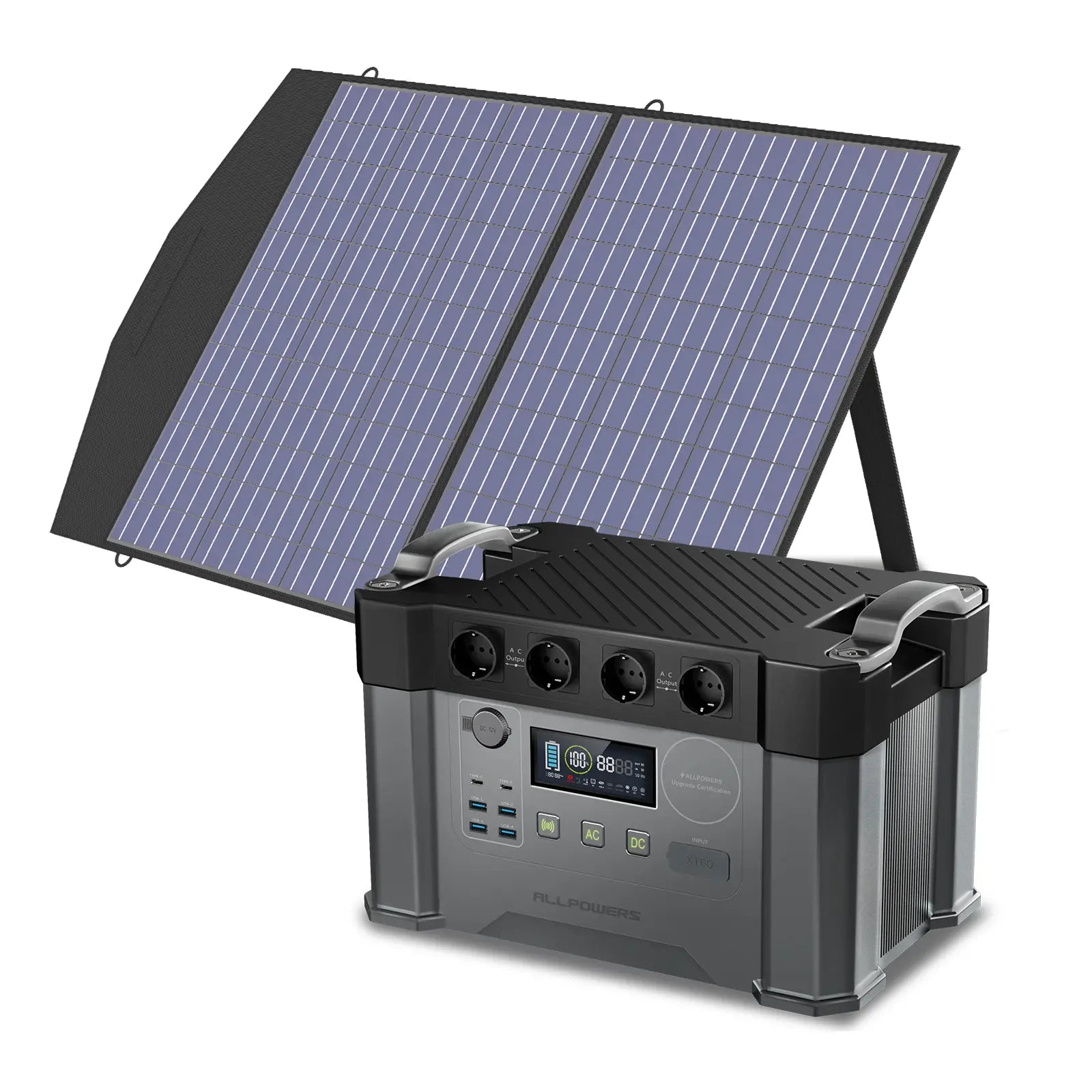 ALLPOWERS Générateur Solaire 2000W (S2000 + SP027 Panneau Solaire 100W)