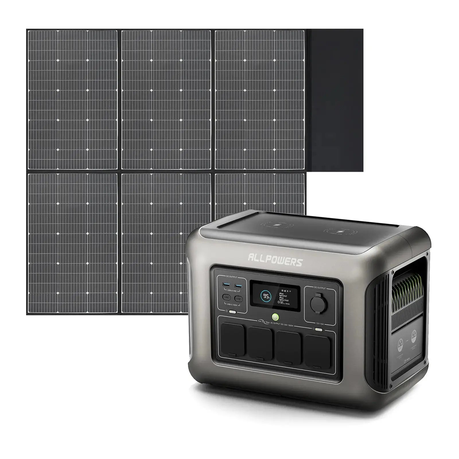 ALLPOWERS 1800W Générateur Solaire R1500 avec PV600W ALLPOWERS