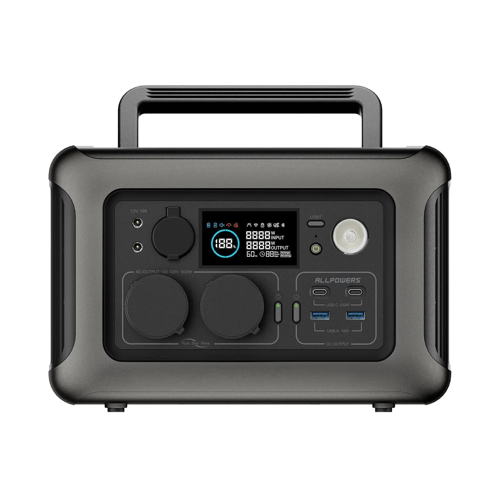ALLPOWERS 600W Générateur Solaire R600 avec PV200W ALLPOWERS