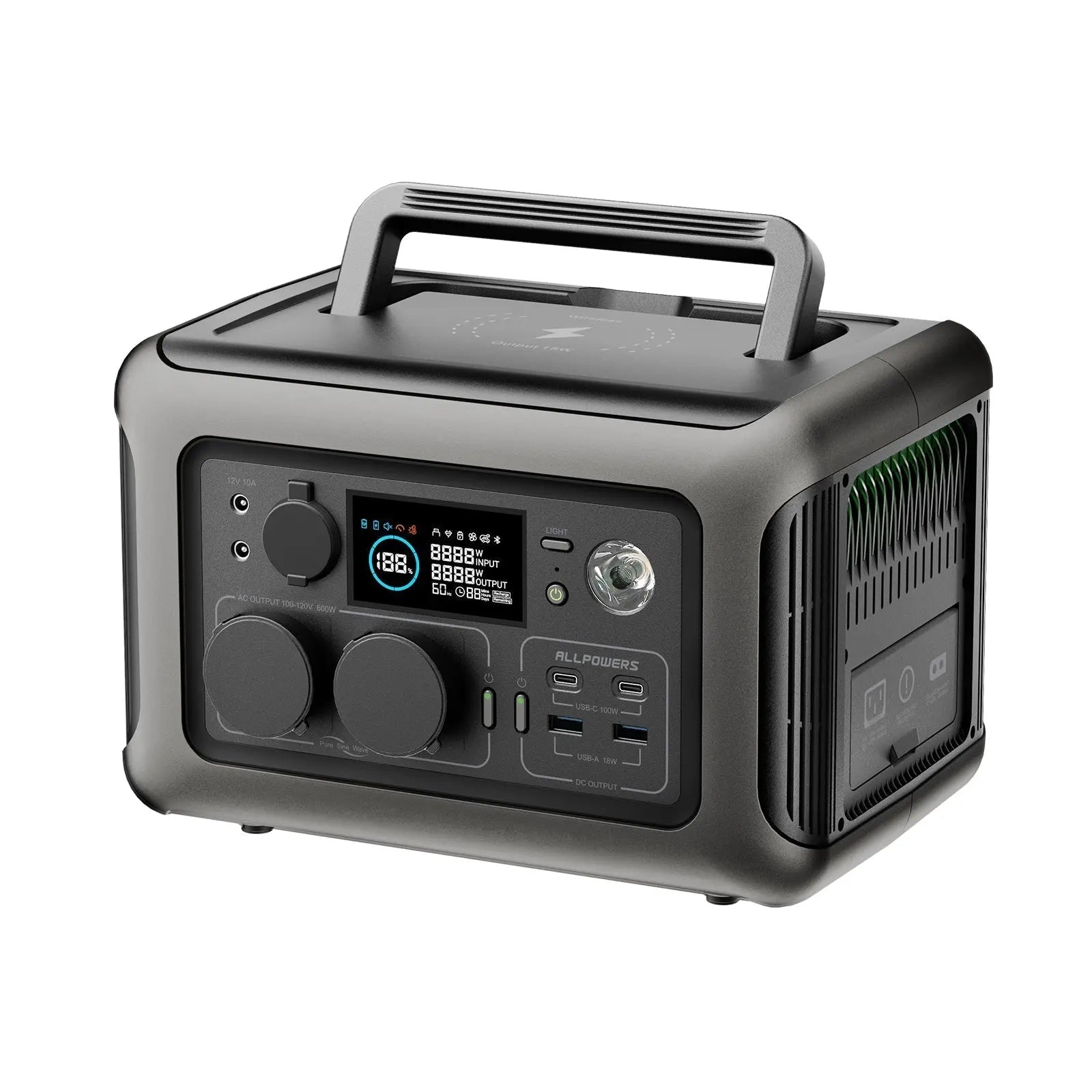 ALLPOWERS 600W Générateur Solaire R600 avec PV200W ALLPOWERS