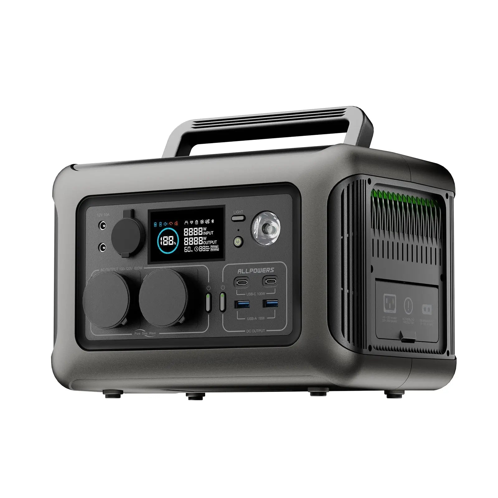 ALLPOWERS 600W Générateur Solaire R600 avec PV200W ALLPOWERS