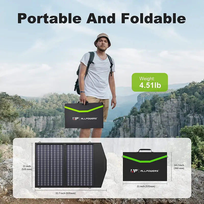 ALLPOWERS Générateur Solaire 200W (S200 + SP020 Panneau Solaire 60W) ALLPOWERS