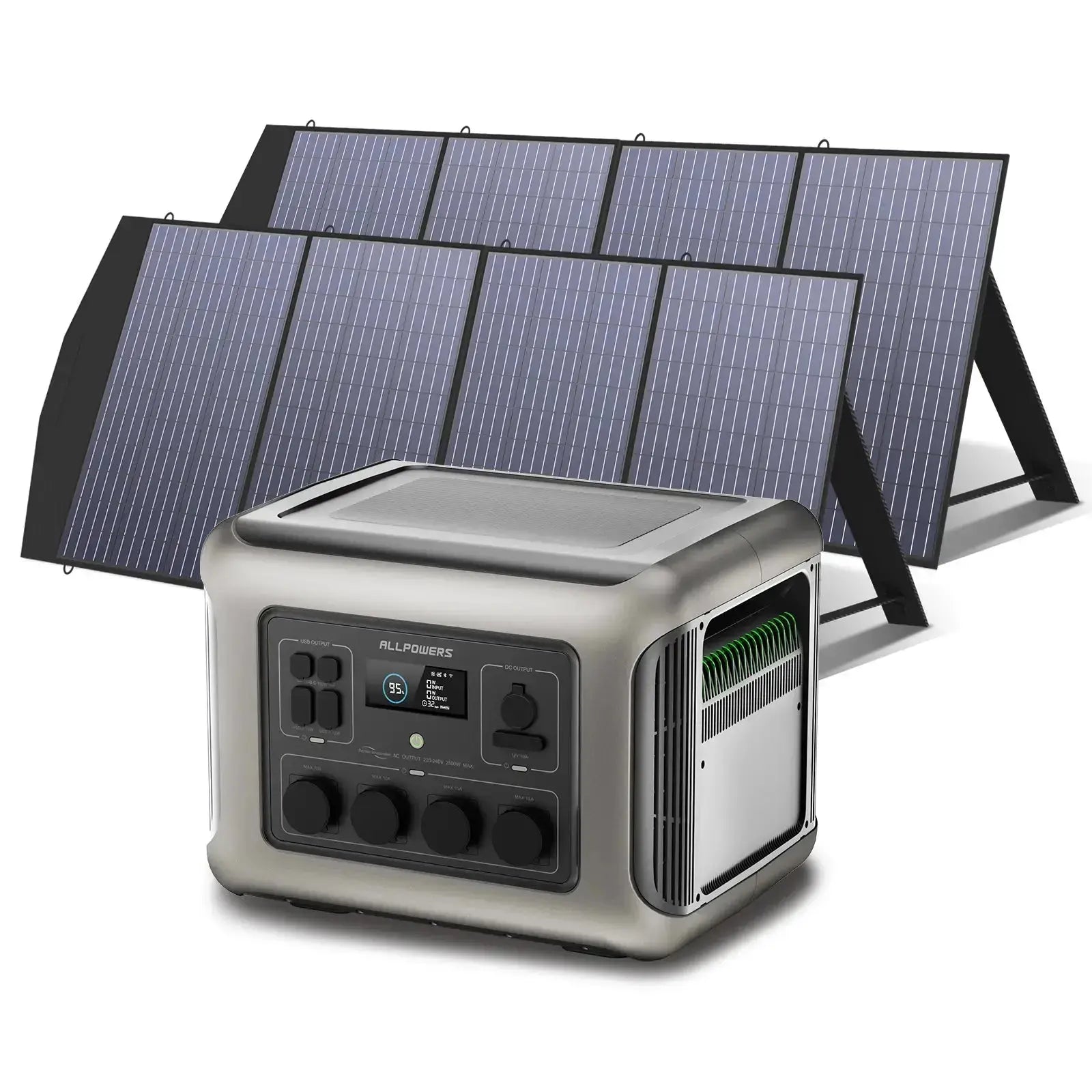 ALLPOWERS Générateur Solaire 2500W (R2500 + SP033 200W Panneau Solaire) ALLPOWERS