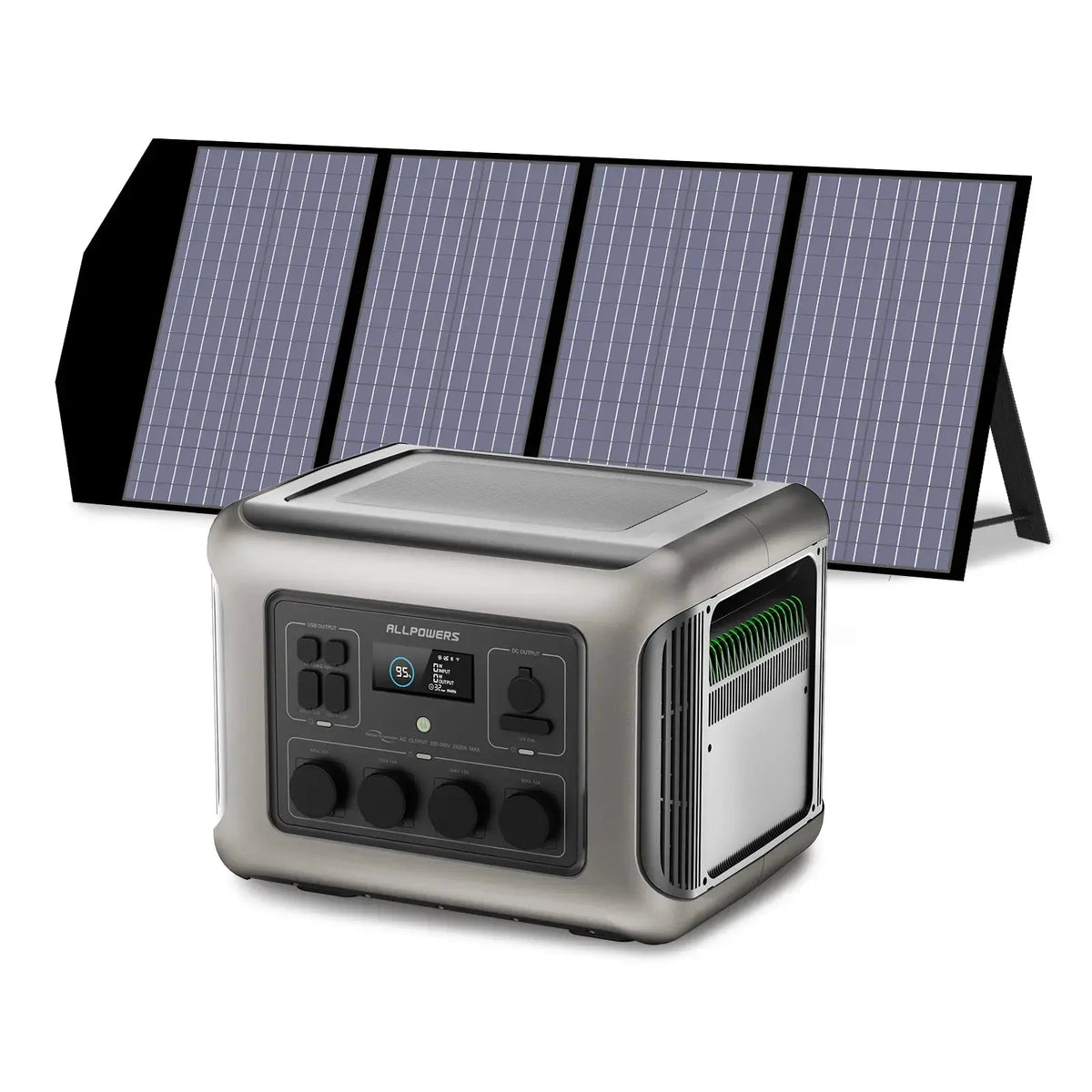 Panneau Solaire ALLPOWERS 140W - Semi-flexible Avec Sortie USB Et MC4
