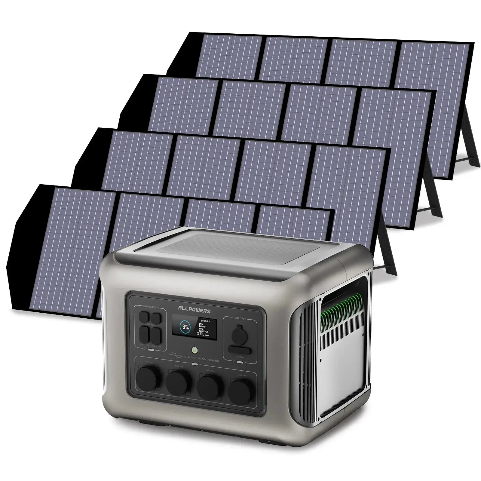 ALLPOWERS Générateur Solaire 2500W (R2500 + SP029 140W Panneau Solaire) ALLPOWERS