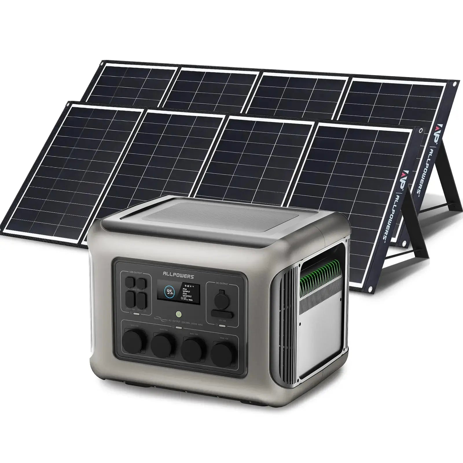 ALLPOWERS Générateur Solaire 2500W (R2500 + SP035 200W Panneau Solaire) ALLPOWERS