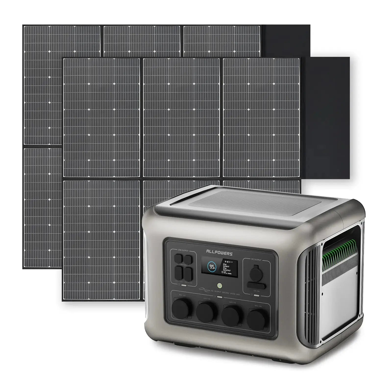 ALLPOWERS Générateur Solaire 2500W (R2500 + SP039 600W Panneau Solaire) ALLPOWERS