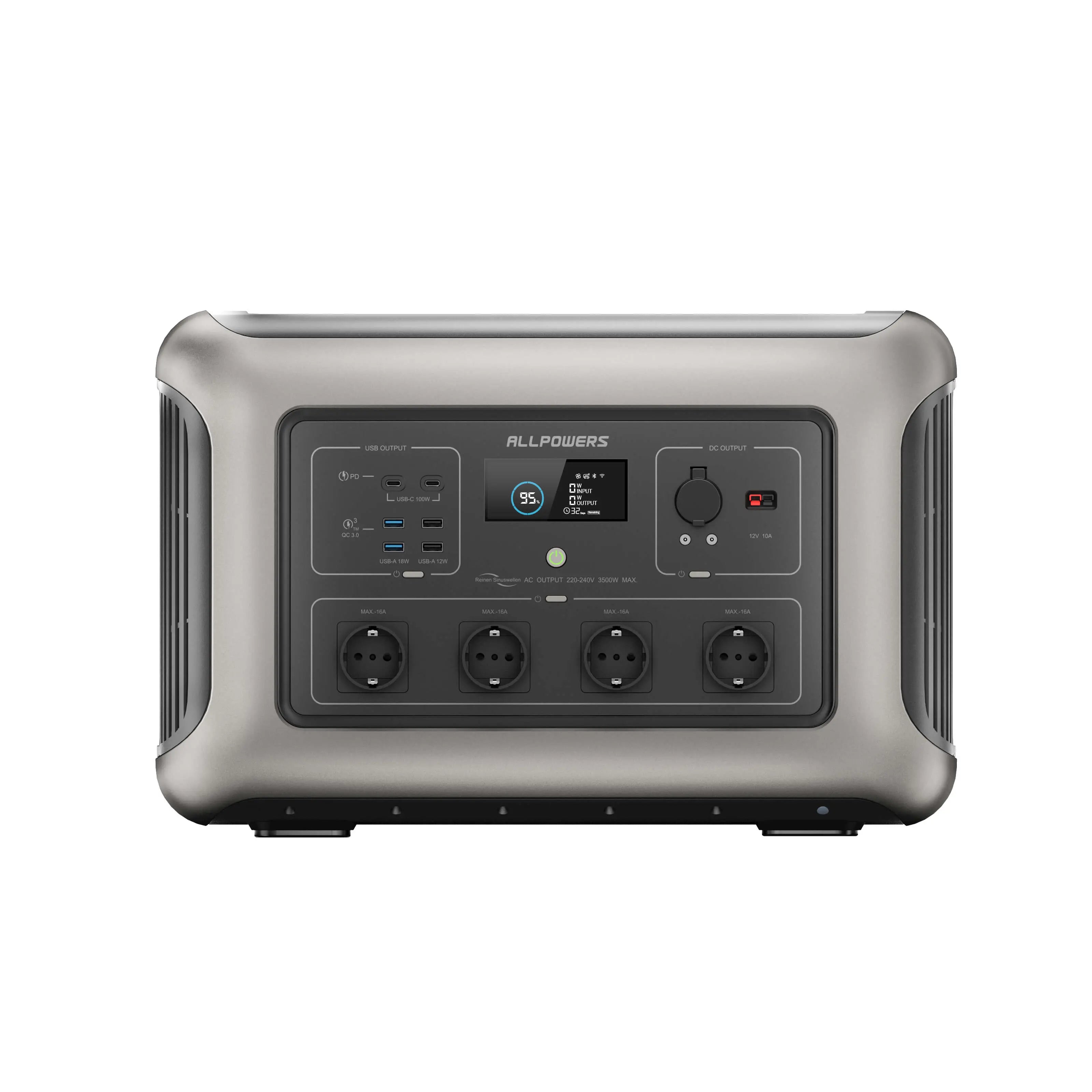 ALLPOWERS Générateur Solaire 3500W (R3500 + SP039 600W Panneau Solaire) ALLPOWERS