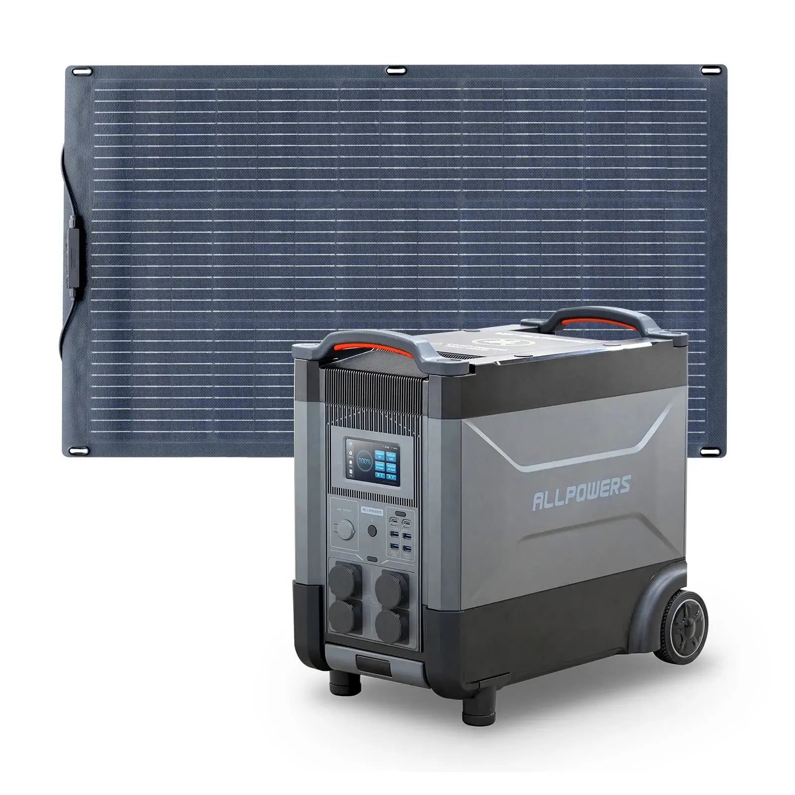 ALLPOWERS Générateur Solaire 4000W (R4000 + SF100 100W Panneau Solaire Flexible) ALLPOWERS