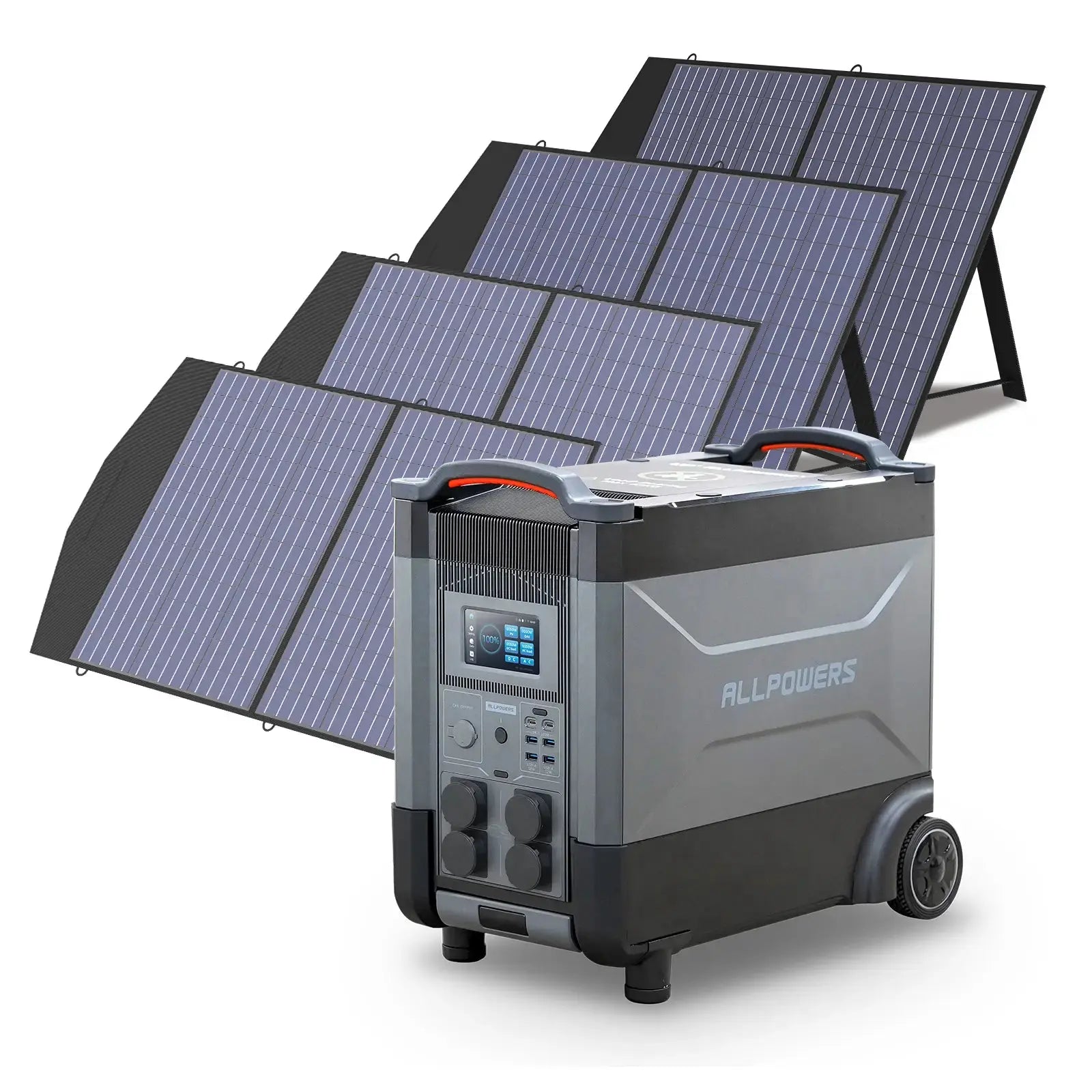 ALLPOWERS Générateur Solaire 4000W (R4000 + SP027 100W Panneau Solaire) ALLPOWERS