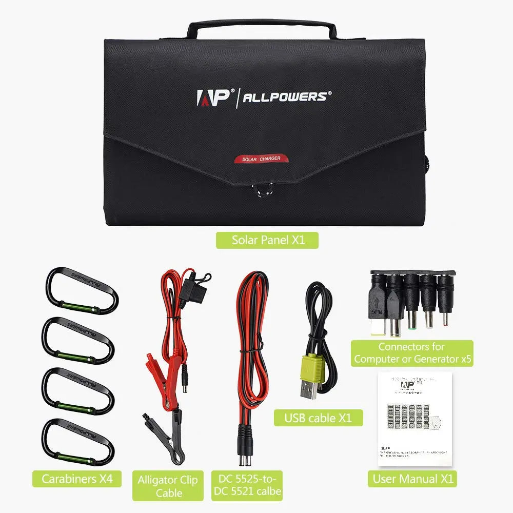 ALLPOWERS SP012 Panneau Solaire 100W ALLPOWERS
