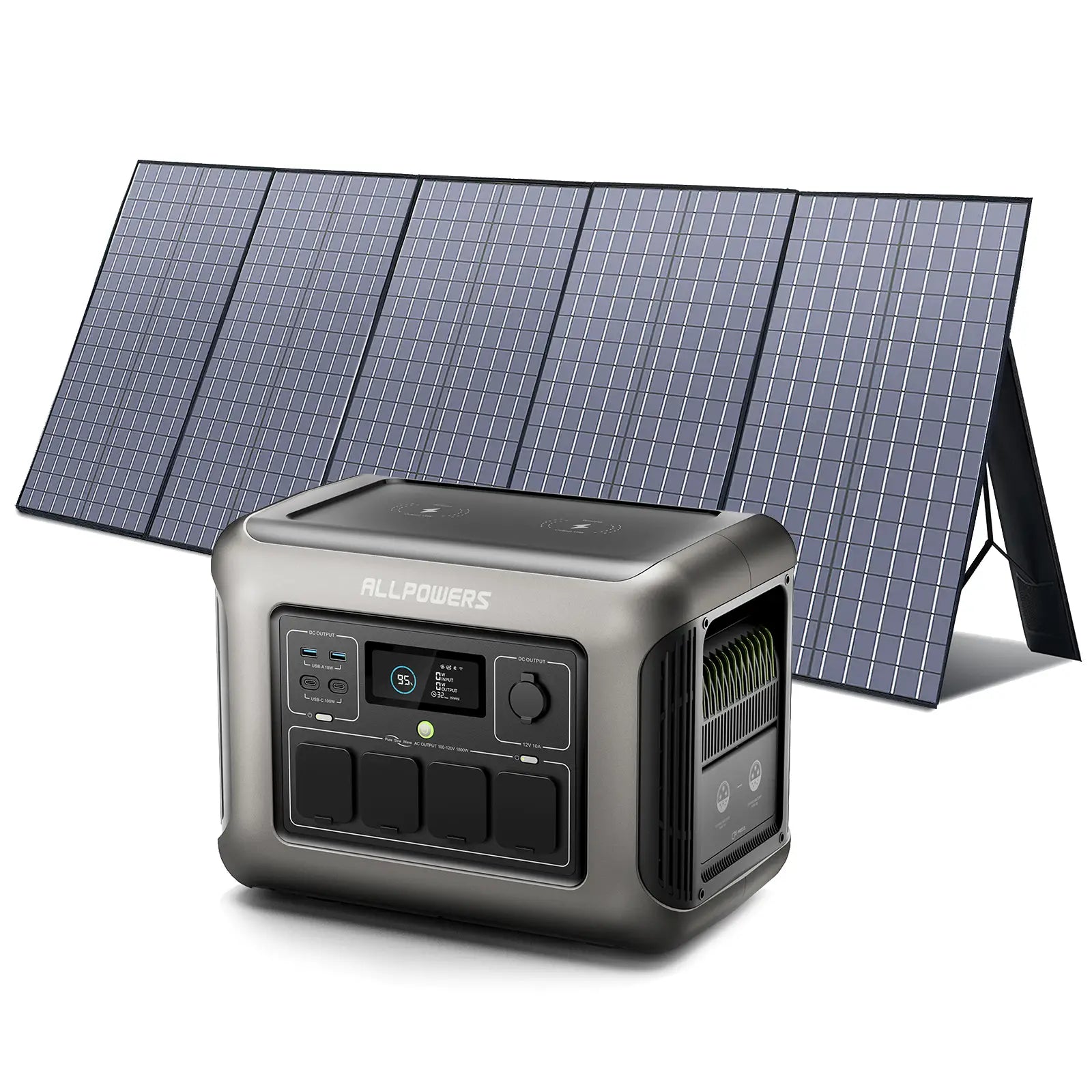 ALLPOWERS R1500 Station électrique portable 1800W 1152Wh Batterie LiFeP04