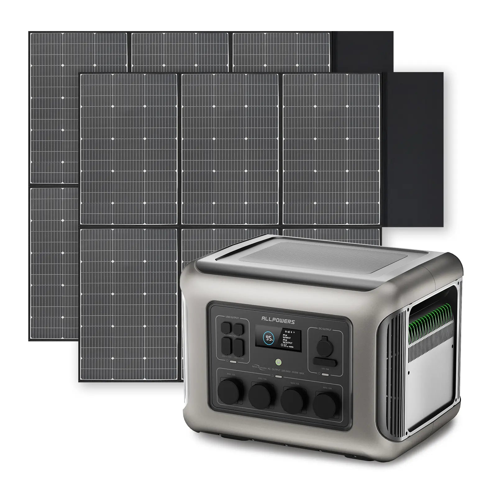 ALLPOWERS Générateur Solaire 2500W (R2500 + SP039 600W Panneau Solaire)