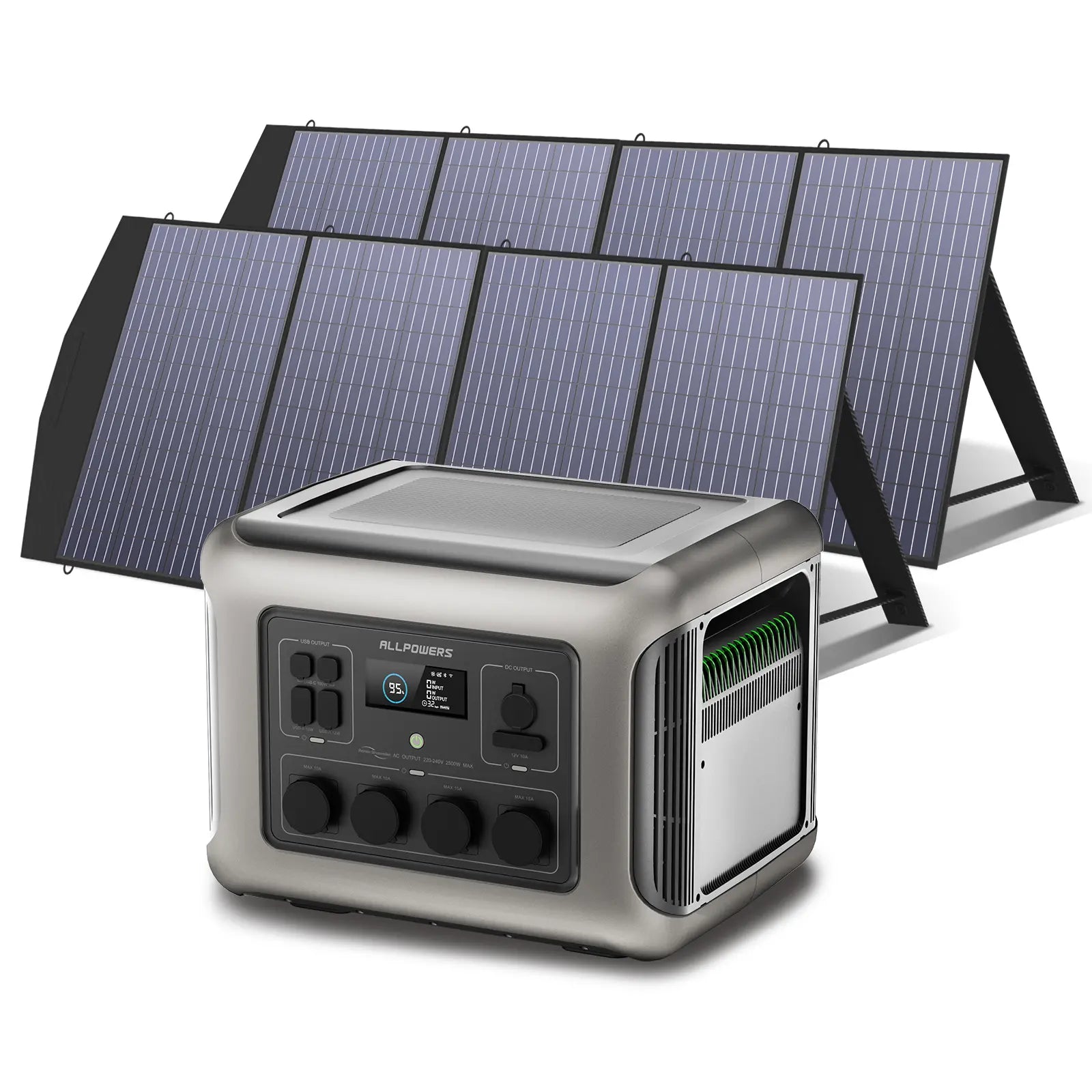 ALLPOWERS Générateur Solaire 2500W (R2500 + SP033 200W Panneau Solaire)