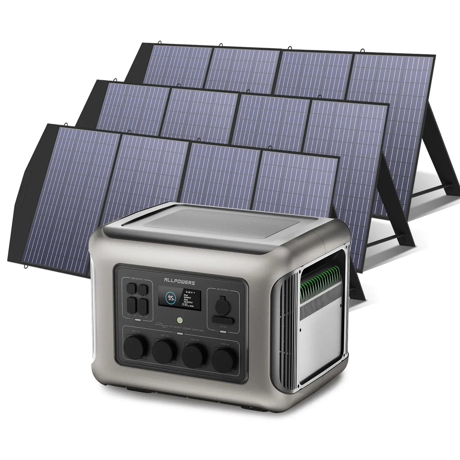 ALLPOWERS Générateur Solaire 2500W (R2500 + SP033 200W Panneau Solaire)