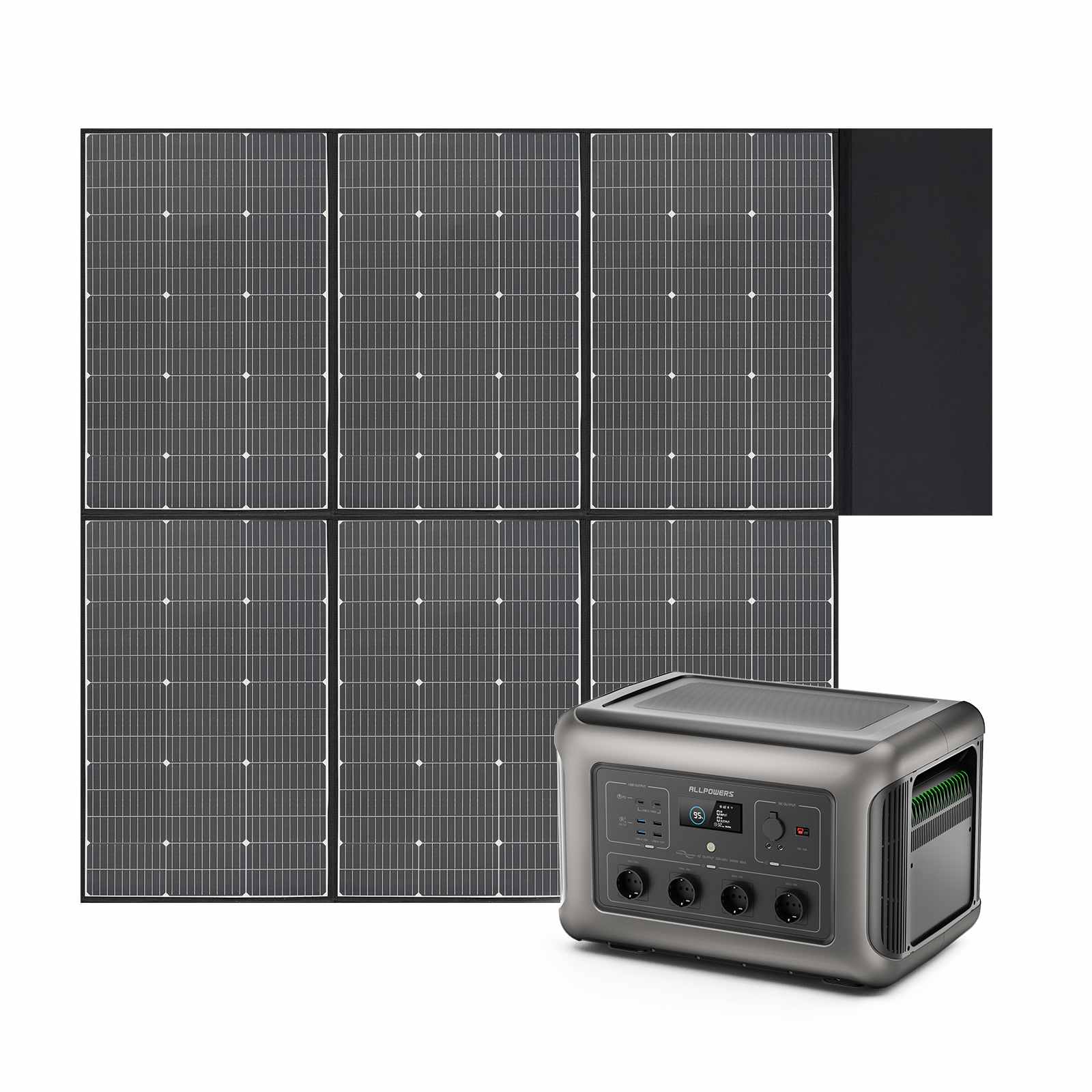 ALLPOWERS Générateur Solaire 3500W (R3500 + SP039 600W Panneau Solaire)