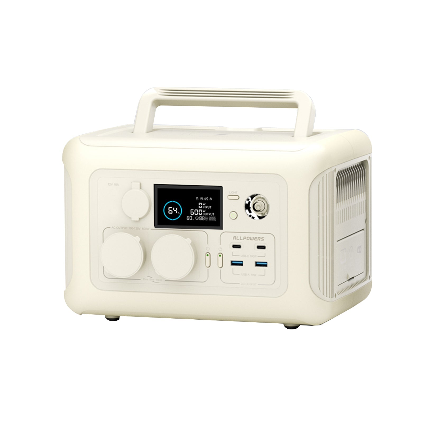 ALLPOWERS R600 Station électrique portable 600W 299Wh Batterie LiFeP04