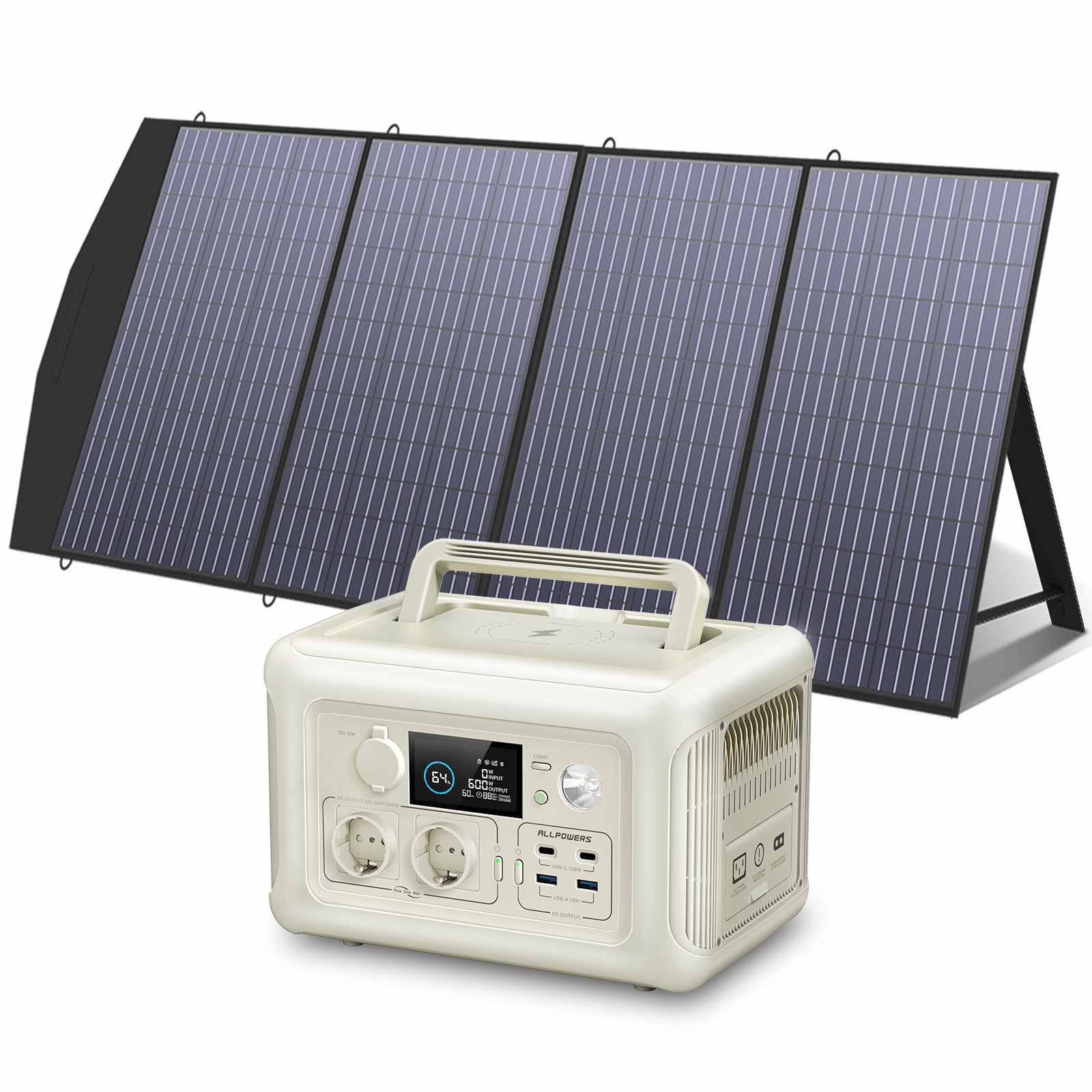 ALLPOWERS R600 Station électrique portable 600W 299Wh Batterie LiFeP04